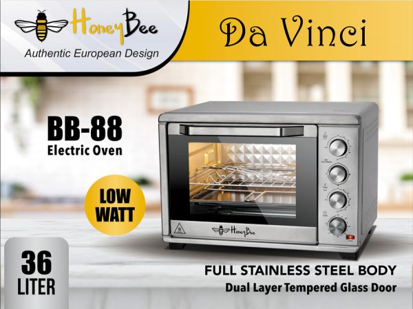 Honeybee Premium Oven Da Vinci 36L - Image 4